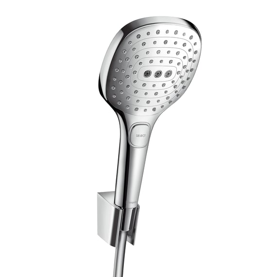hansgrohe Raindance Select E shower set, 3 spray modes chrome ...