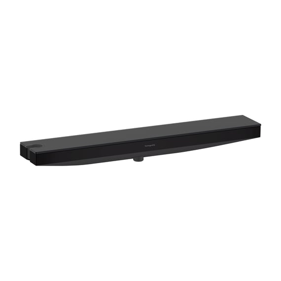 hansgrohe Rainfinity shower bracket with hose connection matt black ...