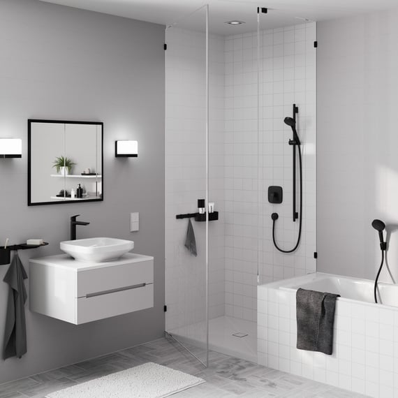 hansgrohe Logis Waschtischarmatur 240 mit erhöhtem Armaturenkörper 