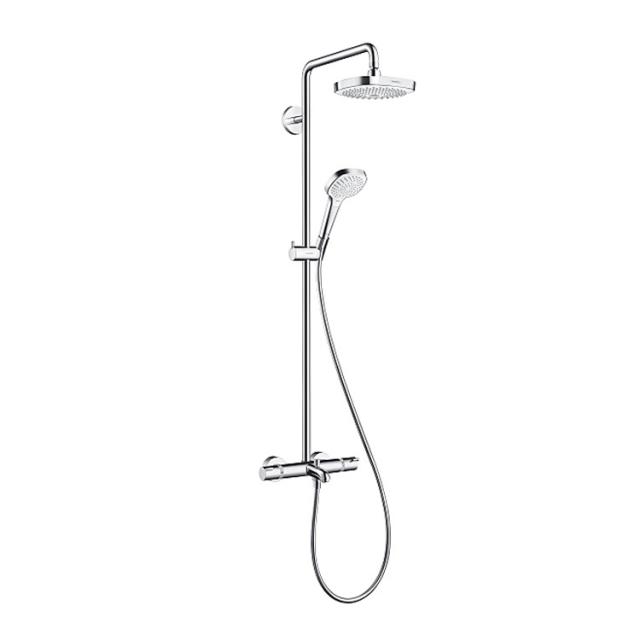 Hansgrohe Croma Select E 180 2jet Showerpipe Wanne