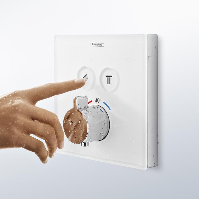 Hansgrohe ShowerSelect Thermostat Unterputz für 2 Verbraucher weiß/chrom