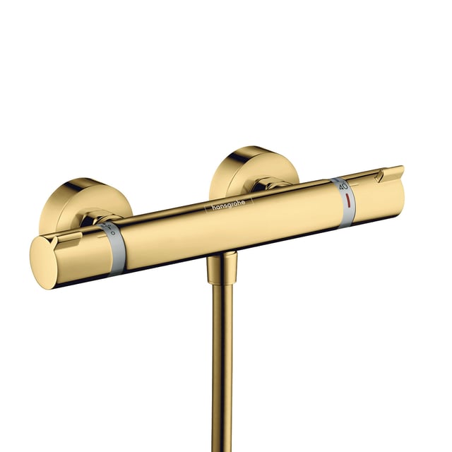 Hansgrohe Ecostat Thermostat Duschset – Verchromt, Mit Brausestange, 2 Strahlarten, DVGW-geprüft