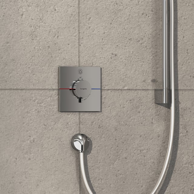 hansgrohe ShowerSelect Comfort E concealed shower fitting with ...
