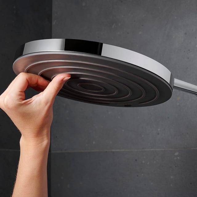 hansgrohe Pulsify S Puro Aufputz-Duschsystem mit Thermostat mit ...
