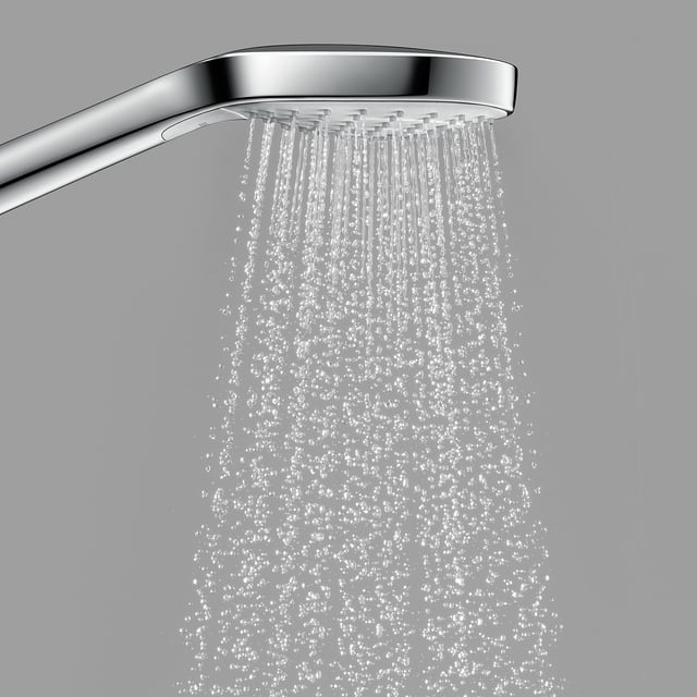 hansgrohe Croma Select S hand shower set with shower rail, 3 spray
