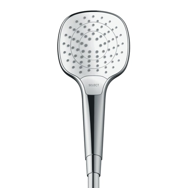 Hansgrohe Croma Select E Handbrause – 3 Strahlarten, 2,5 GPM, Mit QuickClean, Chrom