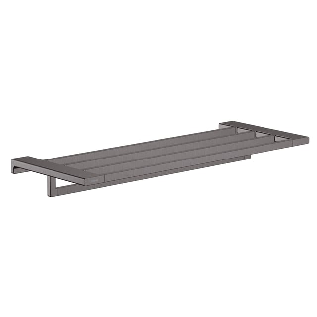 hansgrohe AddStoris towel rack brushed black chrome - 41751340 | REUTER