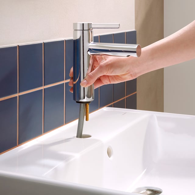 hansgrohe Zesis S basin fitting 100 CoolStart with EcoSmart+, with