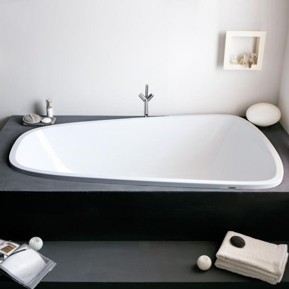 Hoesch SINGLEBATH Duo Oval-Badewanne, Einbau weiß