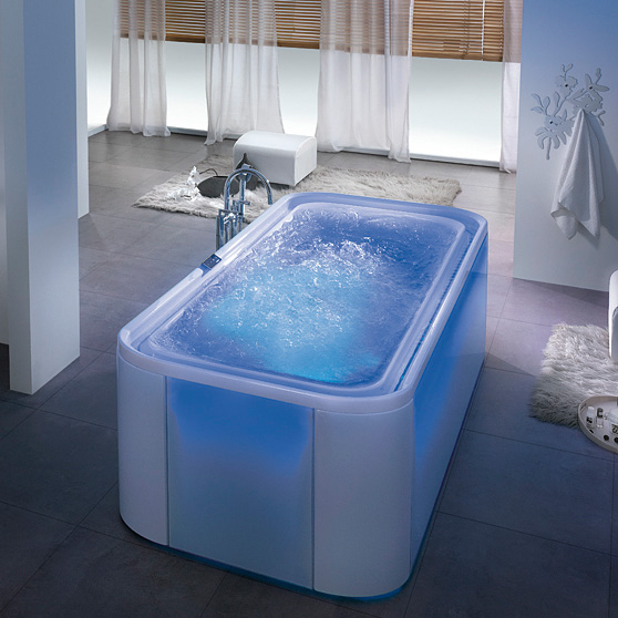 freistehende Badewanne Wanne Whirlpool F16 170x80cm mit Luftmassage m,  839,00 €