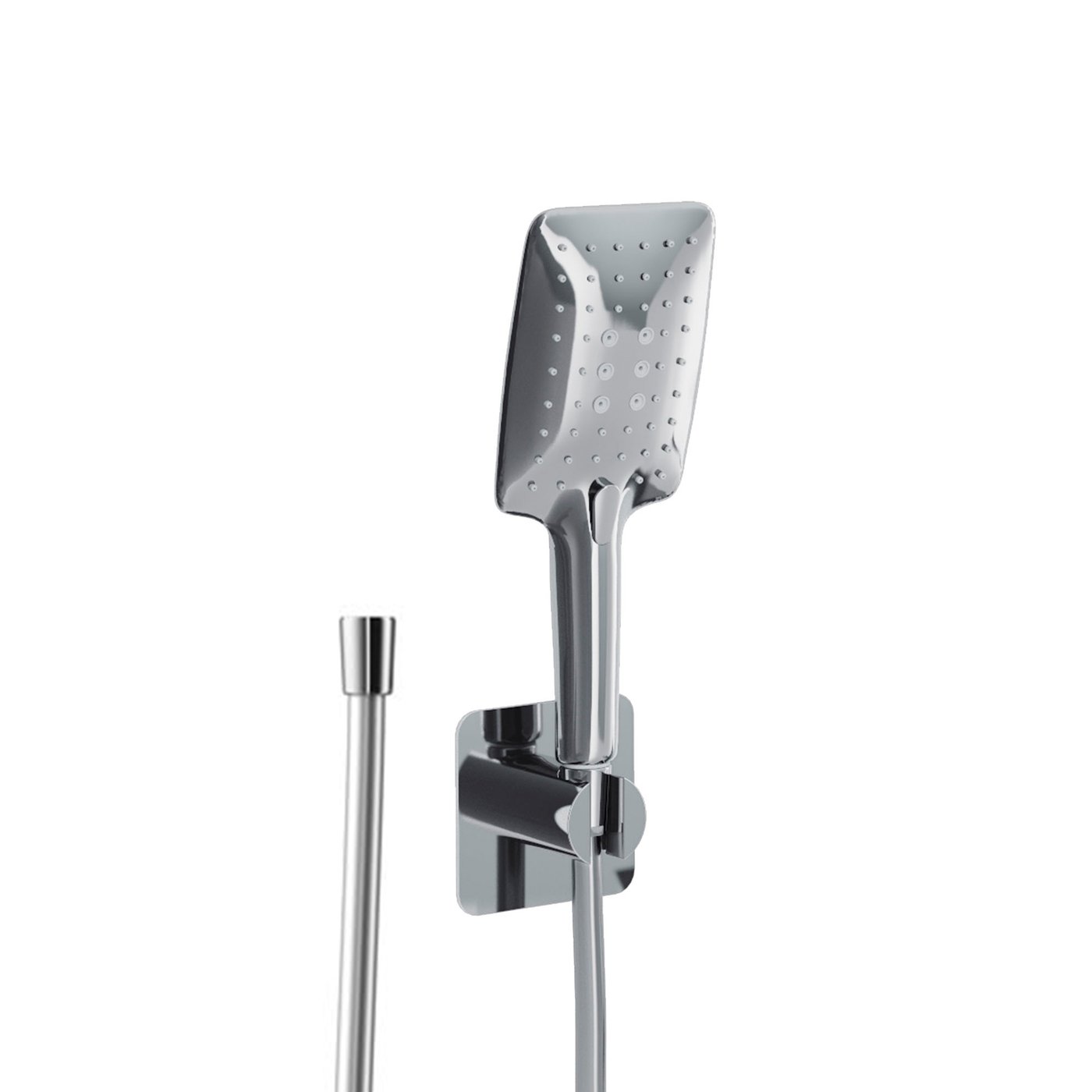 HSK Softcube Brausegarnitur mit Halter, 3 Strahlarten chrom - 1180080 ...