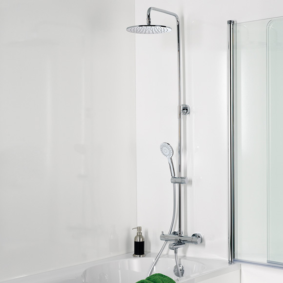 HSK RS 200 Thermostat für Badewanne Shower-Set mit Kopfbrause flach