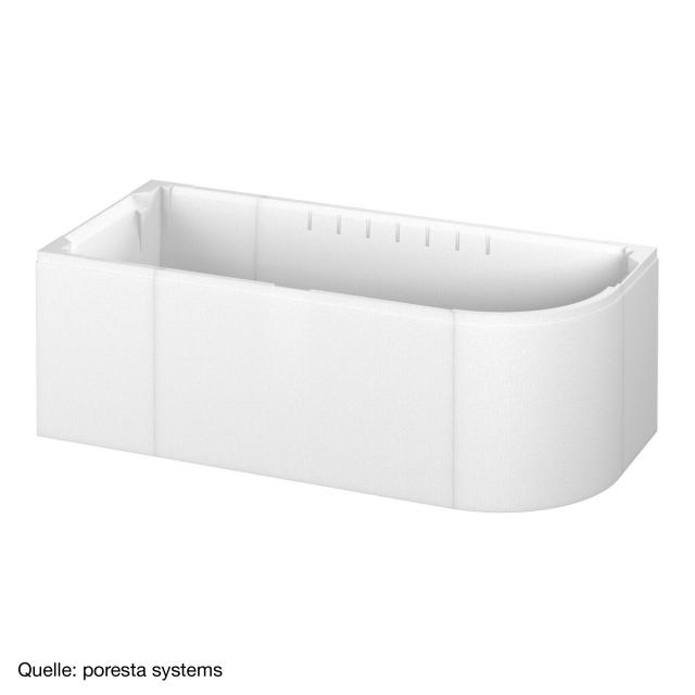 poresta systems Poresta Compact Wannenträger für Duscholux Prime Line Raumspar-Badewanne