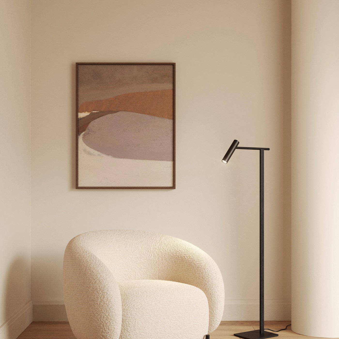astro Leda floor lamp, GU10 matt black - 1457001+5040004 | REUTER