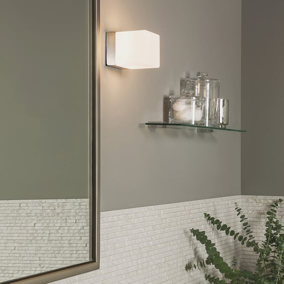 Applique Murale Astro Pour Salle De Bain - Chrome Poli - IP44 - Ampoule G9 Non Incluse