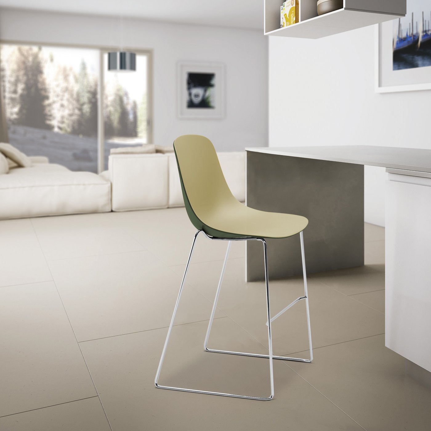 infiniti Pure Loop Binuance Tabouret de bar - PURELBNC-136 | REUTER