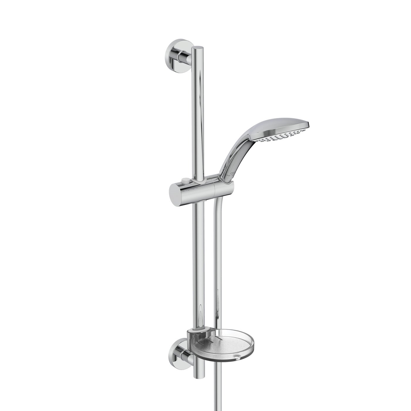 Ideal Standard Idealrain hand shower set with shower rail and shelf, 1 ...