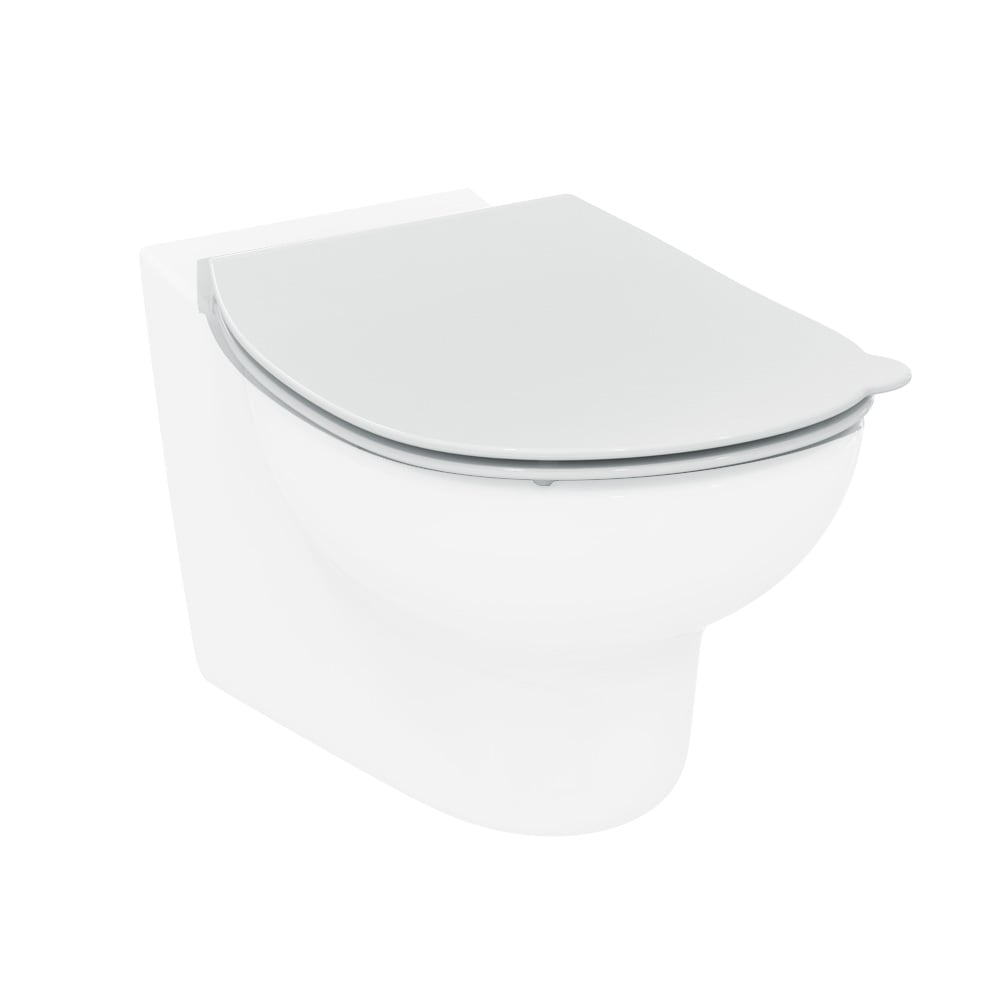 WC-Sitz Ideal Standard ALA – Weiß, EURO Scharnier, Verchromt