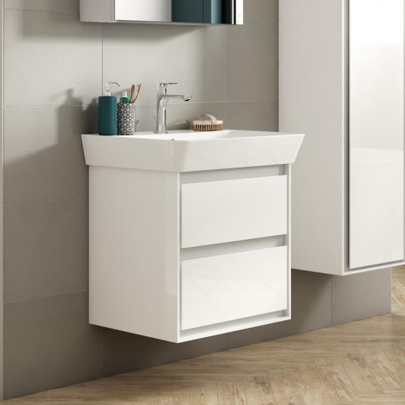 Ideal Standard Connect Air Waschtisch mit Waschtischunterschrank mit 2 Auszügen weiß, mit Ideal Plus