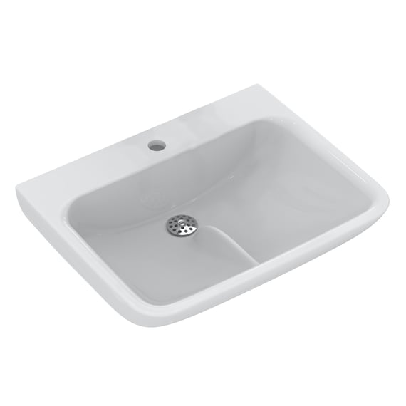 Ideal Standard Contour 21 Plus washbasin white, with 1 tap hole ...