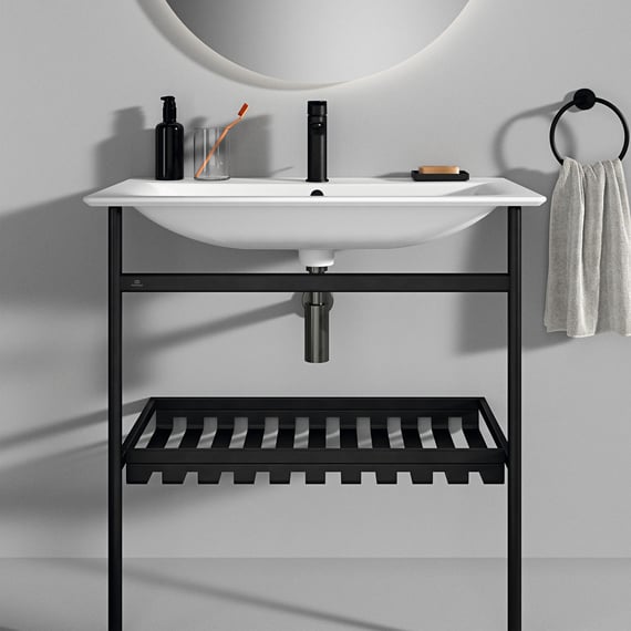 Ideal Standard Conca washbasin stand matt black