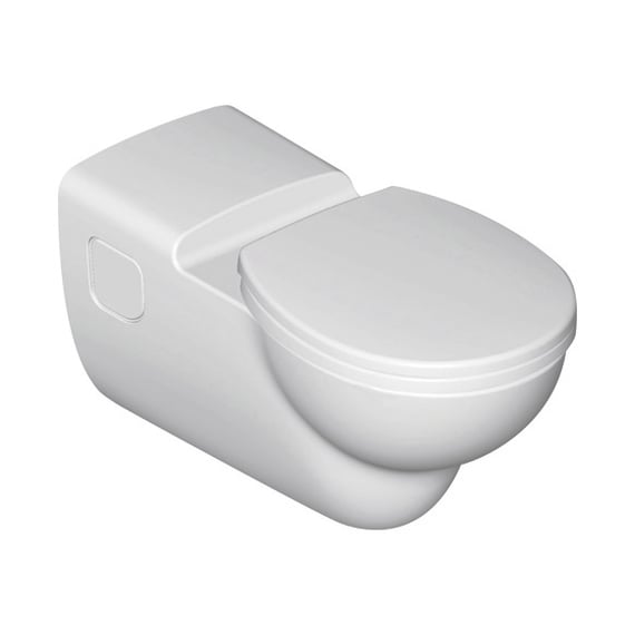 Ideal Standard Contour 21 wall-mounted, washdown toilet, rimless,  barrier-free white