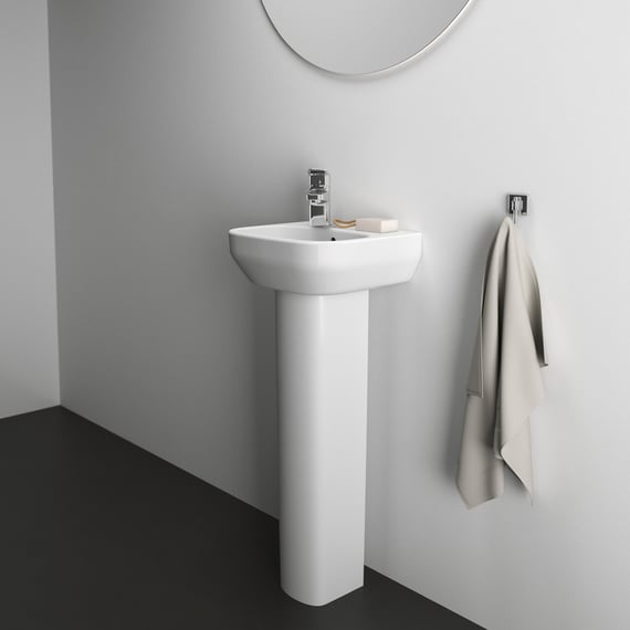 Ideal Standard i.life A hand washbasin with Ideal Plus, white - T4515MA ...