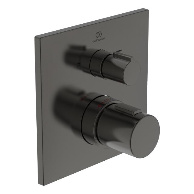 Ideal Standard Ceratherm C100 Thermostat Unterputz, für 2 Verbraucher magnetic grey