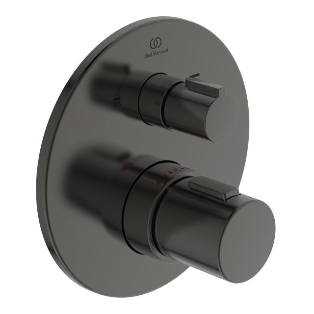 Ideal Standard Ceratherm T100 Thermostat Unterputz, für 2 Verbraucher magnetic grey