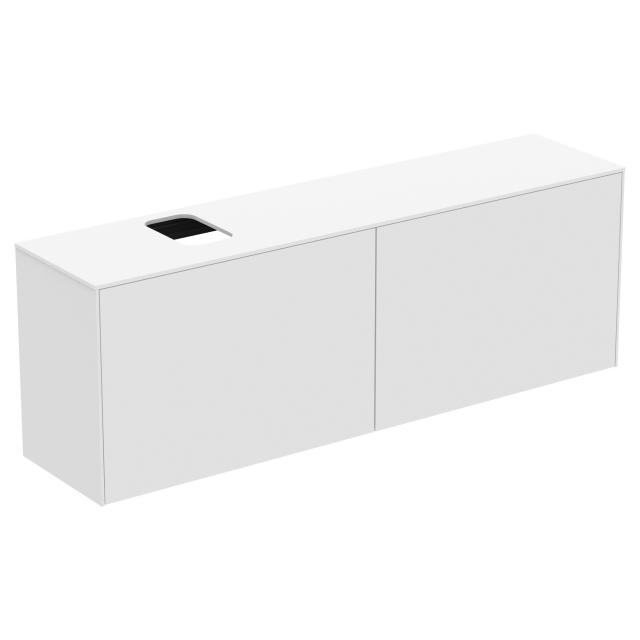 Ideal Standard Conca Waschtischunterschrank mit 2 Auszügen und 1 Ausschnitt weiß matt