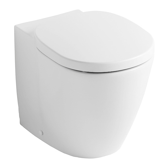 Ideal Standard Connect Stand-Tiefspül-WC mit Spülrand, weiß