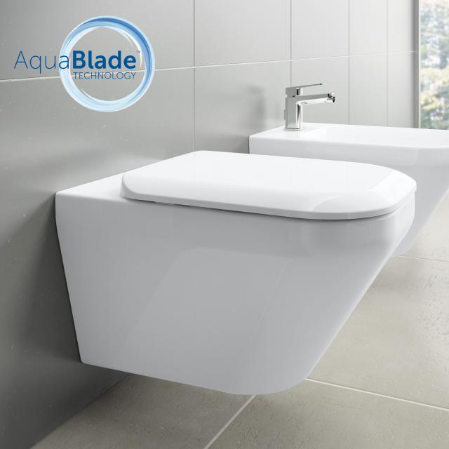 Ideal Standard Tonic II Wand-Tiefspül-WC, AquaBlade weiß, mit Ideal Plus