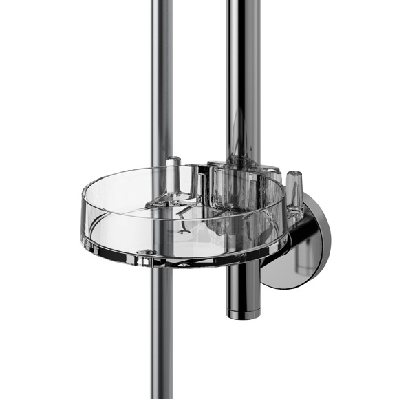 Ideal Standard Idealrain hand shower set with shower rail and shelf, 1 ...