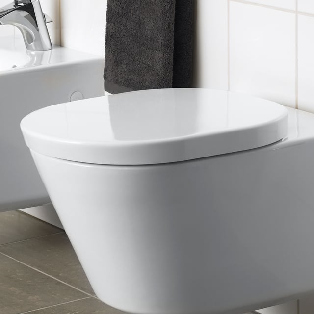 YOTOREE WC-Sitz Mit Absenkautomatik – O-Form, Nano-Glasurbeschichtung, Universell Montierbar
