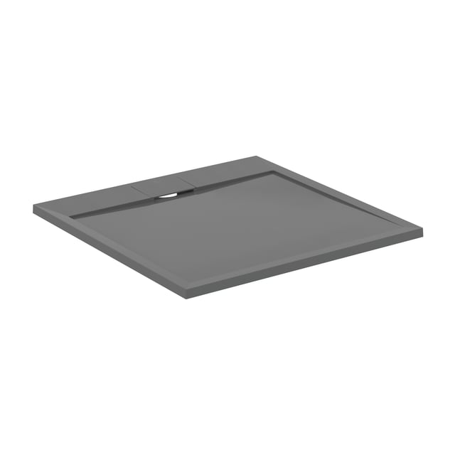 Ideal Standard Ultra Flat S I.life Duschwanne 80x80 Cm – Flach, Rutschfest & In Betongrau