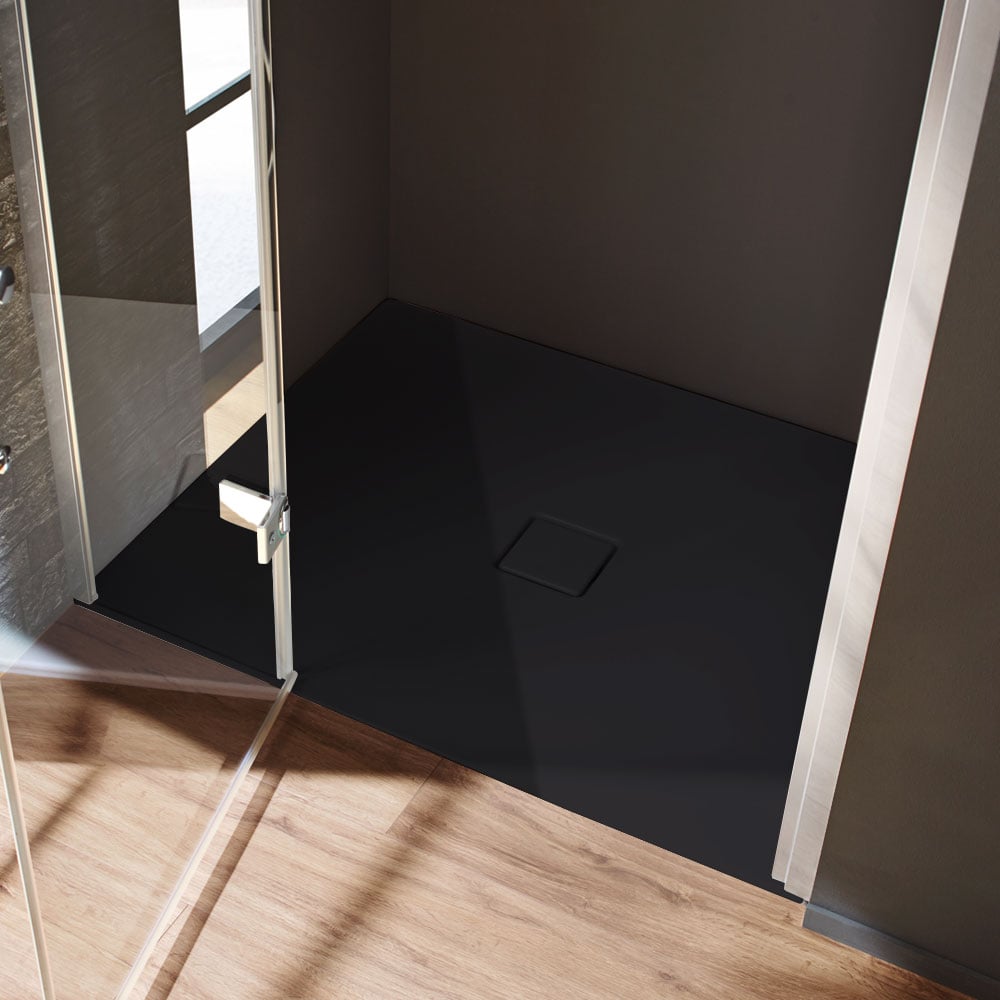 KALDEWEI CONOFLAT rectangular / square shower tray black - 467000010701 ...