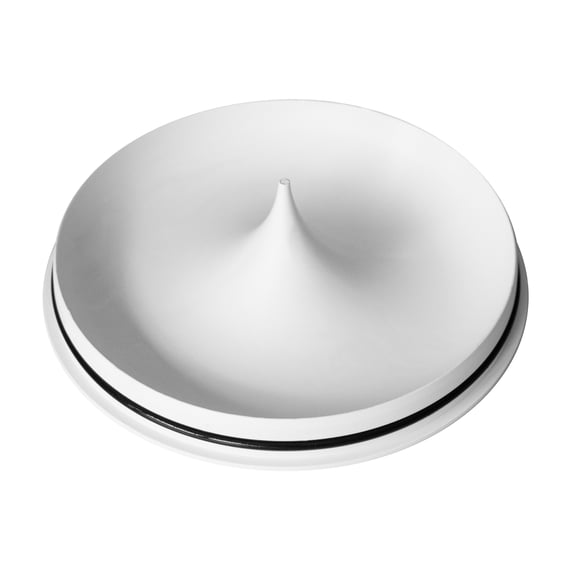 Cache Siphon Pour Fond De Tiroir De 16 Mm - Forme En U, Gris, Dimensions 164x201 Mm - Garantie 10 Ans MONTERAL