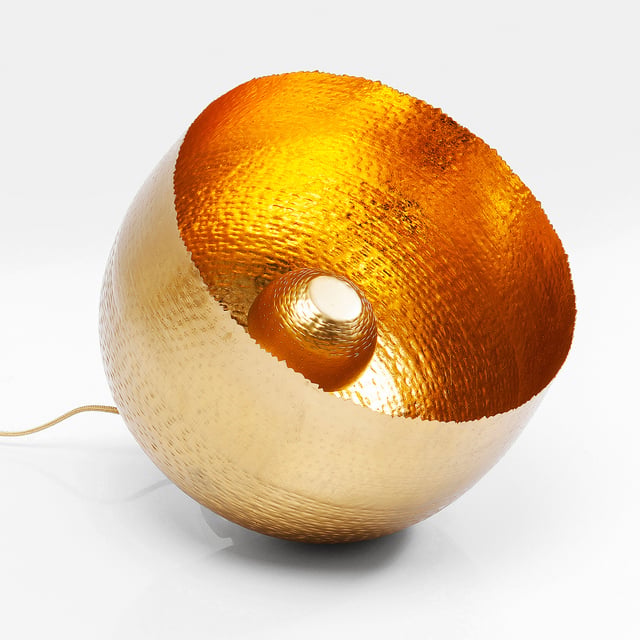 Kare Lampe De Sol Design Apollon – Luminaire Orientable 28 Cm, Doré, 17x28x28 Cm – Câble 2 M
