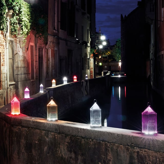 Kartell Lantern rechargeable table lamp, LED dimmable, with memory