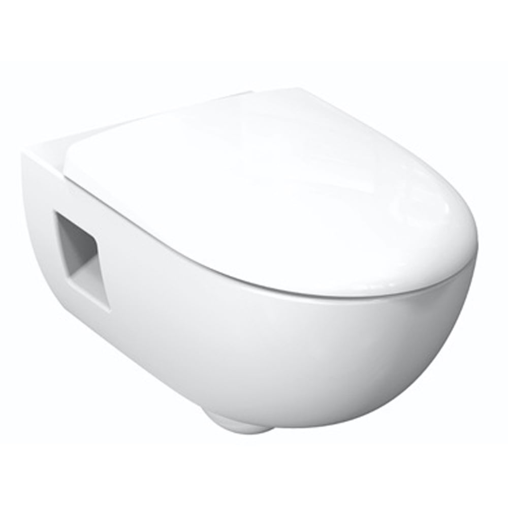 Kohler K-1728-0 Chesapeake Wand-WC In Weiß – Rechteckiges Glasporzellan Waschbecken, Mit Überlauf, Inkl. Montagezubehör