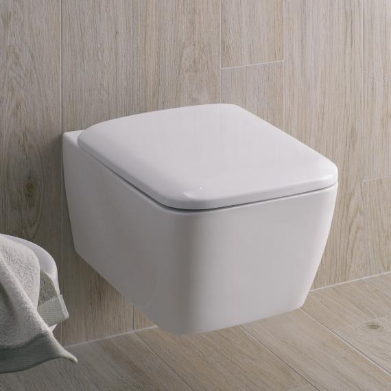 Geberit iCon Square Wand-Tiefspül-WC ohne Spülrand weiß, mit KeraTect -  201950600 | REUTER