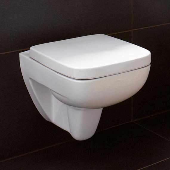 Geberit Renova Plan Wand-Tiefspül-WC ohne Spülrand, weiß, mit KeraTect -  202170600 | REUTER