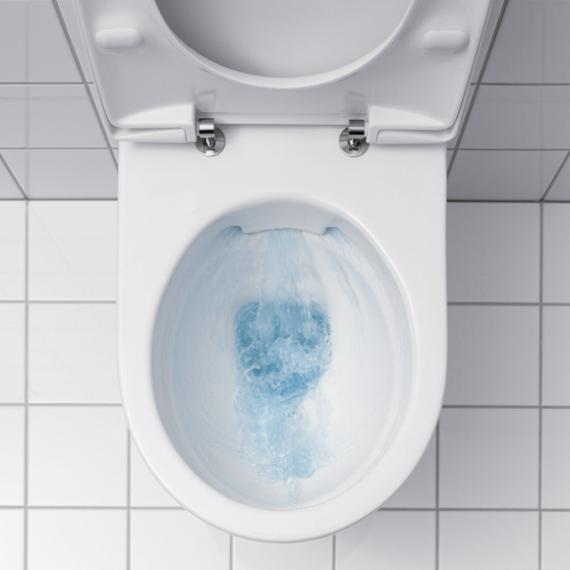Geberit iCon Wand-Tiefspül-WC, Ausführung ohne 204070600 Spülrand, KeraTect kurz weiß, REUTER mit - 