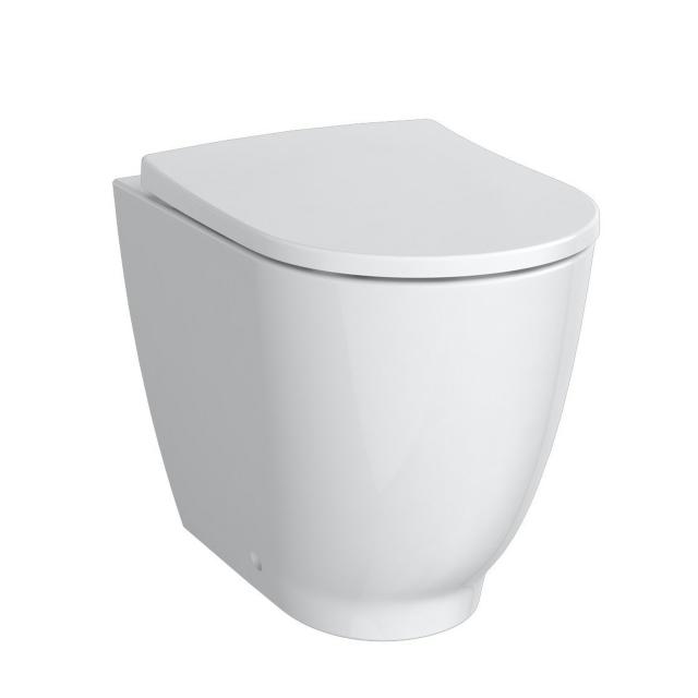 Geberit Acanto Stand-Tiefspül-WC ohne Spülrand weiß