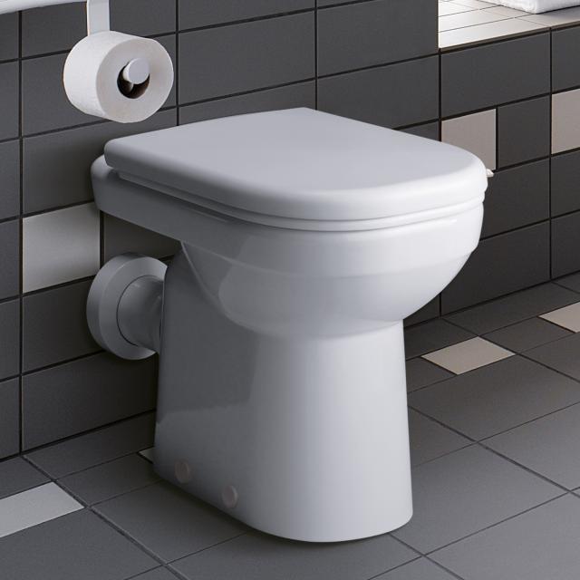 Geberit Renova Comfort Stand-Tiefspül-WC weiß, mit KeraTect