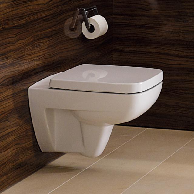 Geberit Renova Compact  Wand-Tiefspül-WC, Ausführung kurz weiß, mit KeraTect