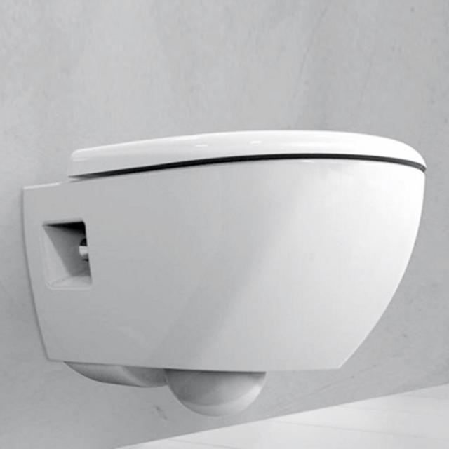 Geberit Renova Wand-Tiefspül-WC, Premium, spülrandlos weiß, mit KeraTect