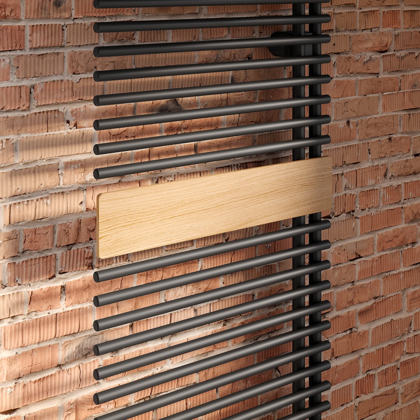 Feature Readiator Kermi Credo Half round-E towel radiator, purely electrical operation ...