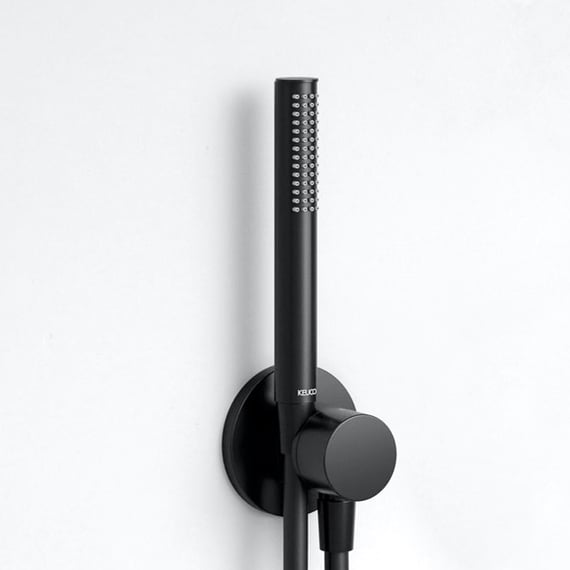 Keuco Edition ATELIER Handbrause, 1 Strahlart schwarz matt 
