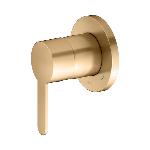 Keuco IXMO concealed shower fitting with mixer brushed brass